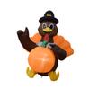 122 cm Versatile Photo Props Home Decor Easy to Use Inflatable Turkey Decoration for Thanksgiving Halloween Holiday Autumn