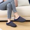 Fashion Shevalues Winter Furry Slippers For Men New Slip On Home Slides Soft Sole Cozy Indoor Slides Plush Lining Men's Cotton Slippers