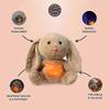 Plyšový králík s dýcháním a tlukotem srdce, Vydří miminko spící, které dýchá, Plyšový úzkostný spánek, Hračka spícího koaly pro miminko