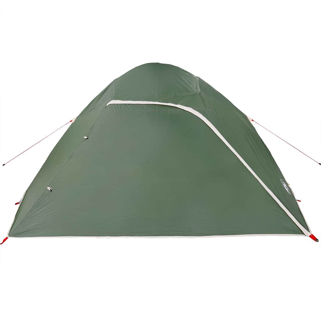 Dome Camping Tent for 4 Persons Green Waterproof