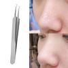 Pimple Popper Tool Blackhead Tweezers Curved Stainless Steel Pimple Needle for Men Women