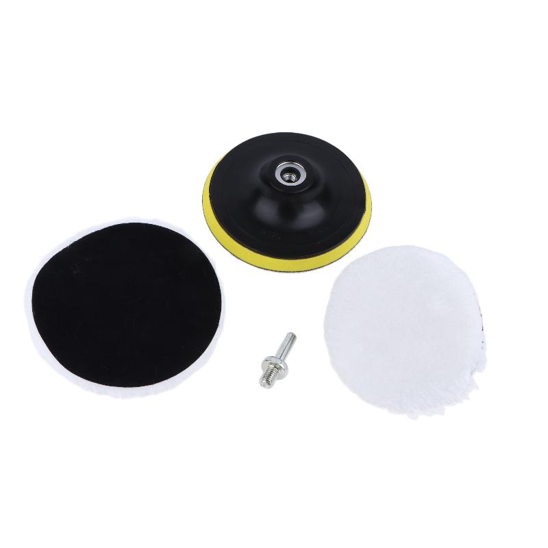 5/7Pcs 3/4/5/6/7 Inches Soft And Reusable Polishing Pads Car Buffing Wool Wheel Mop Kits For Car Polisher Drill Accessories