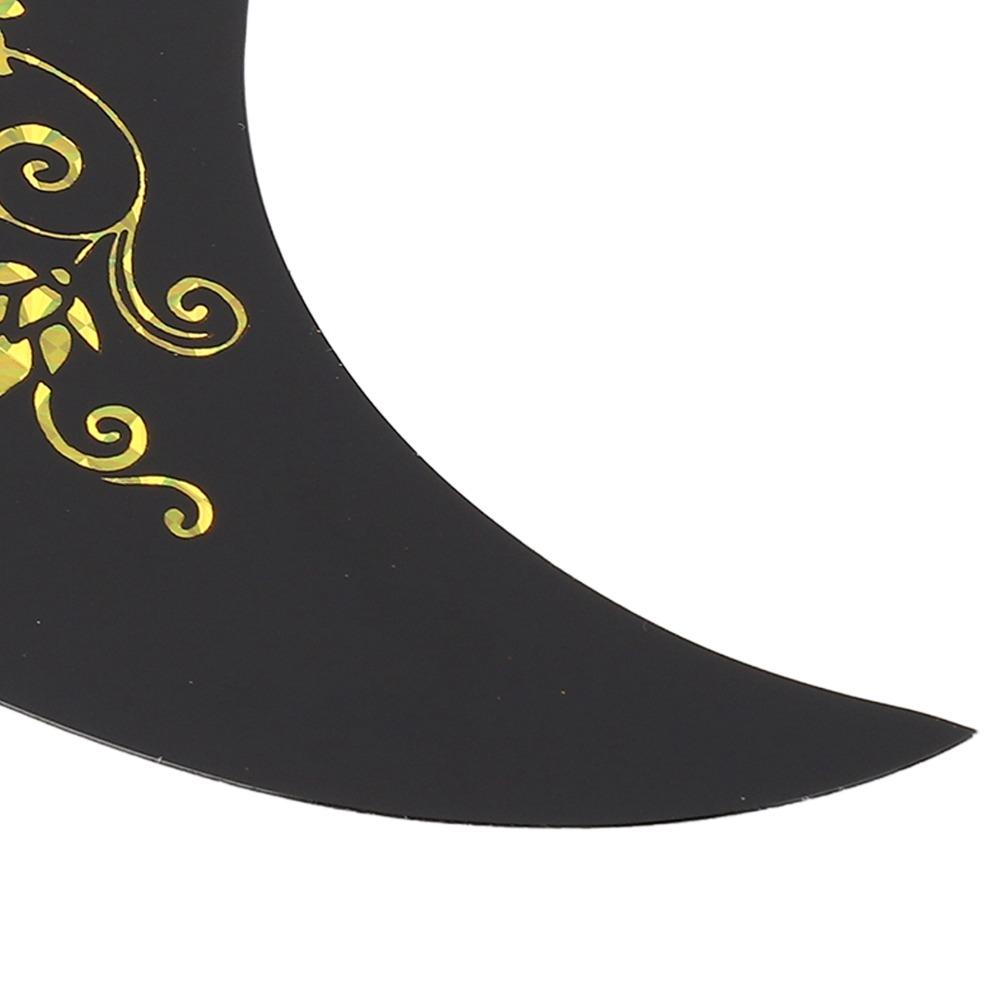 Golden And Silver Acoustic Guitar Pickguard Self Adhesive Protective Cover Guitar Protection