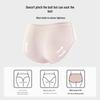 Urban Beauty 10A Antibacterial Women's 100% Cotton Seamless Mid-Waist Briefs