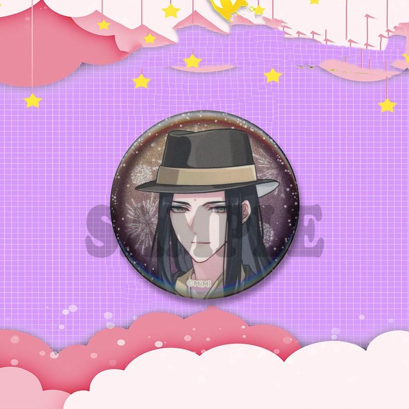 BL Anime Peripheral Coin Brooch Mo Dao Zu Shi Lan Wangji Wei Wuxian Enamel Pins Backpack Clothing Jewelry Badge Accessories Gift