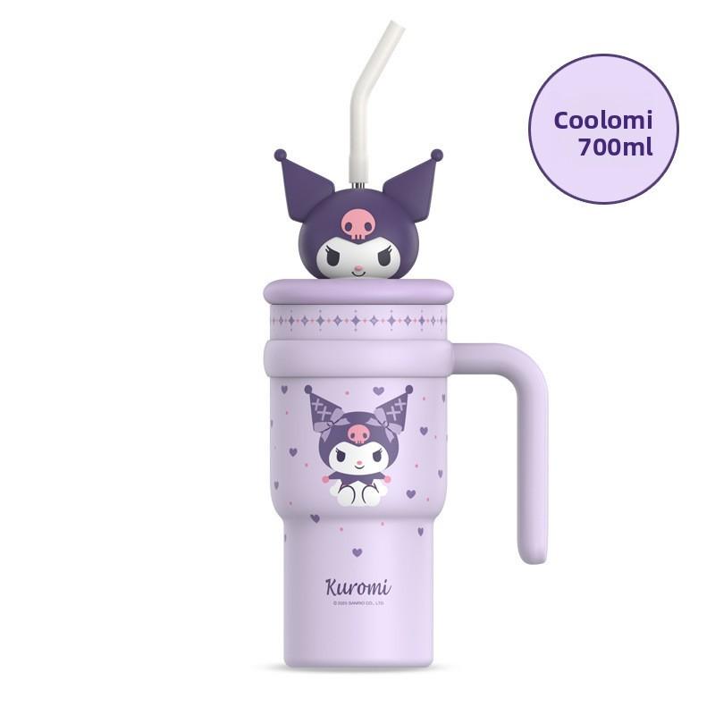 Crayon Shin Chan Insulated Water Bottle With Straw Large Capacity For Students And Gifts