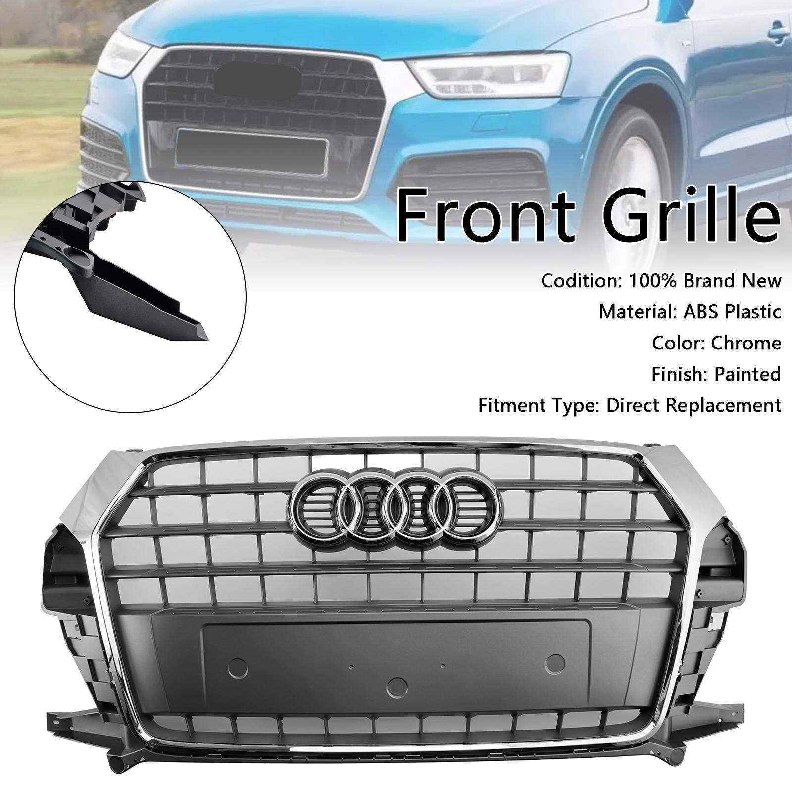 

Хромированная решетка переднего бампера 8U0853653M подходит для Q3 8U 2016-2018 фейслифт