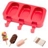 Silicone Ice Cream Mold with 20 Sticks DIY Chocolate Dessert Popsicle Moulds Tray Ice Cube Maker Summer Homemade Party Supplies