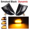 2PCS Smoked Lens Amber LED Dynamic Side Marker Light Turn Signal Lights for Smart Fortwo 451 MK1 & MKII 2007-2015