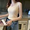 Neuartige gestrickte ärmellose Hosenträgerweste für Damen mit Rundhalsausschnitt für Frühlings- und Sommeroberteile
