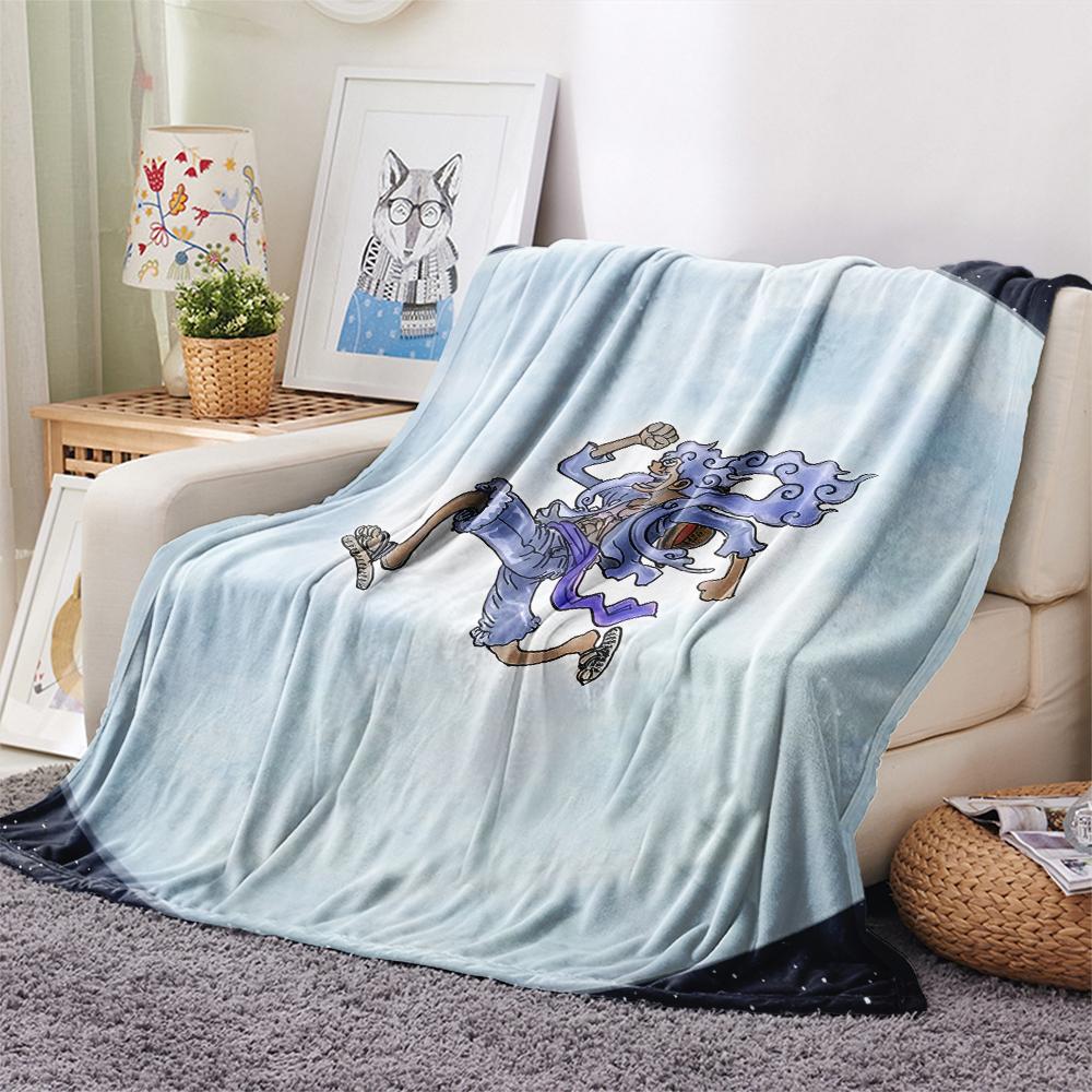 1 Pezzo Coperta in Flanella con Stampa Cartone Animato, Alta Qualità Confortevole per Tutte le Stagioni, Decorazione per la Casa, Calore e Comfort, Perfetta per Regalo di Natale Compleanno