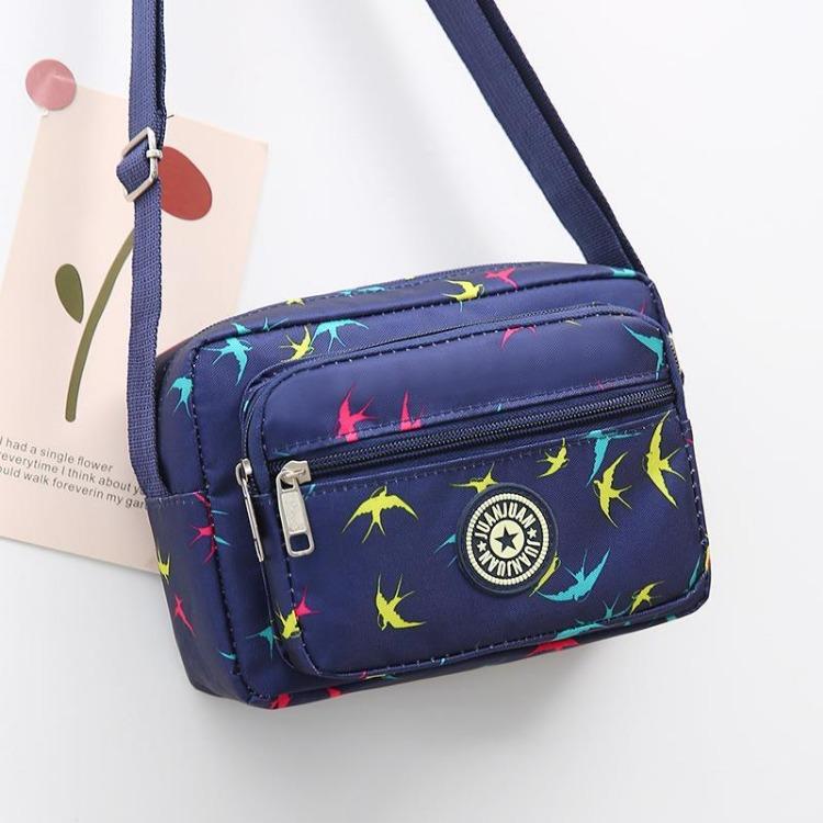 Korean Version Women's Shoulder Bag Sports and Leisure Bag Nylon Canvas Bag Multifunctional Crossbody Bag