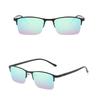 New Sunglasses Women Men Rectangle Glasses Female Eyewear Correcting Special Red Green Blind Color Weak Glasses Male Eyeglasses
