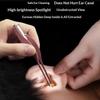 Children'S Luminous Ear Scoop Visual Earpick Ear Scoop Luminous Tweezers Booger Clip Ear Pick Set