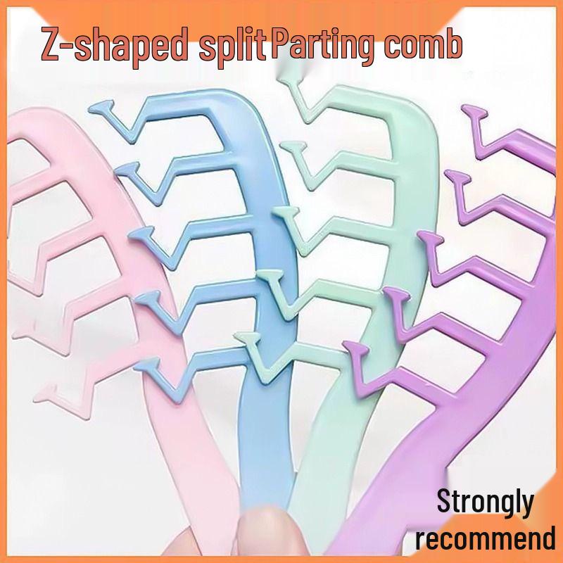 Z-Shaped Anti-Static Hair Comb for Women - Portable, Fluffy, and Perfect for Styling
