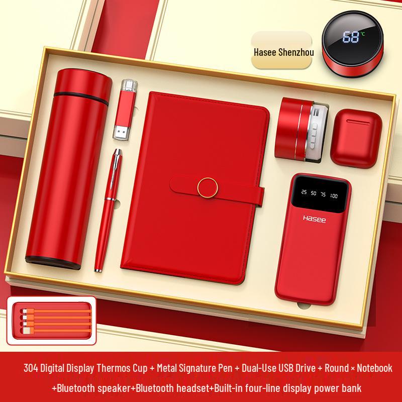 Custom Logo High-End Business Gift Set for Clients and Employees - Perfect for Anniversaries and Events