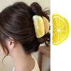 Large Size Hair Claw Strong Hold Shark Hair Clip Cute Fruit Hair Clip  Hair Accessories
