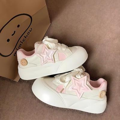 Zhao Ruth chaussures de niche printemps nouveau lait fufu petites chaussures blanches chaussures décontractées polyvalentes tête ronde pour femmes