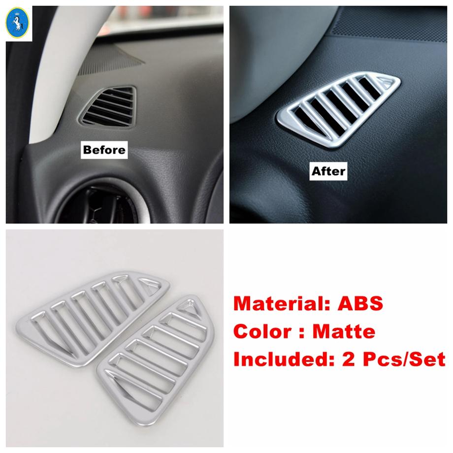 Matte Car Air AC Outlet Vent / Gear Box / Window Lift Panel Accessories Cover Trim For Nissan Navara NP300 / Terra 2017 -