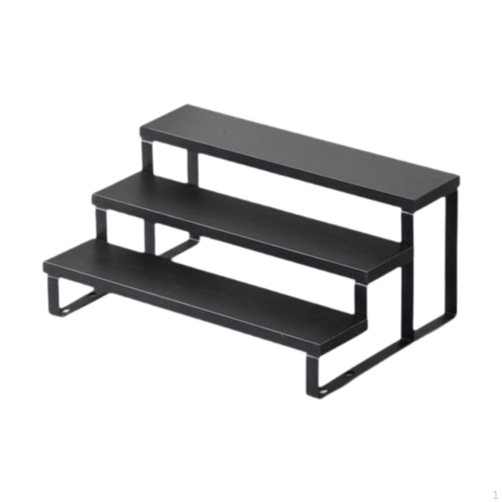 3 Tier Wooden Doll Display Stand, Decorative Cupcake Ideal for Cafe Or Living Room