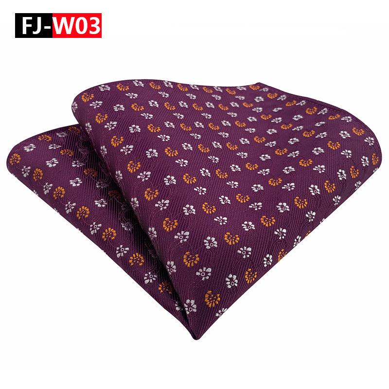 Fashionable Men's Paisley Floral Polyester Pocket Square for Suits (2025)