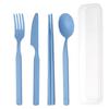 Cross-Border PP Tableware Set: Portable Knife, Fork, Spoon, Chopsticks - Custom Logo Available