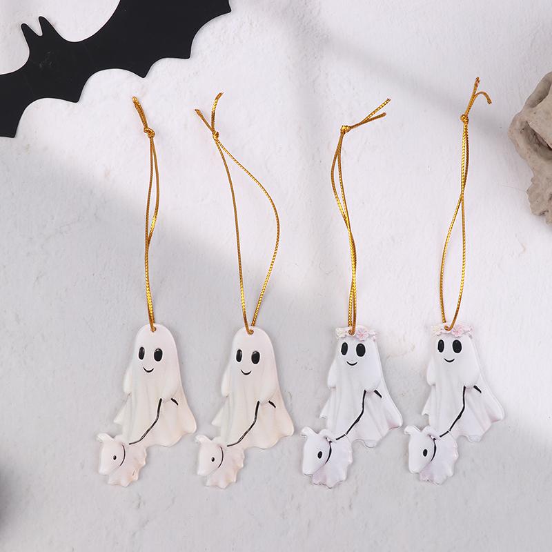 Christmas Acrylic Cartoon Car Haning Pendants Merry Christmas Decor Tree Hangings