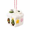 Wool-Felt Gift Box Ornament Festive Felt Gift-Box Christmas Cute
