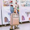 2025 Sweet Little Fresh Contrast College Wind Handbag Students' Large-capacity Waterproof Backpack Fashion Casual Versatile Backpack