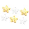 30pcs Metal Flower Spacer Beads Caps Iron Petals Connectors For Jewelry Making DIY Crafts Necklace Bracelets Decor Accessories