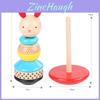 Wooden Bunny Tumbler Toy For Kids Hand Eye Coordination And Focus Development