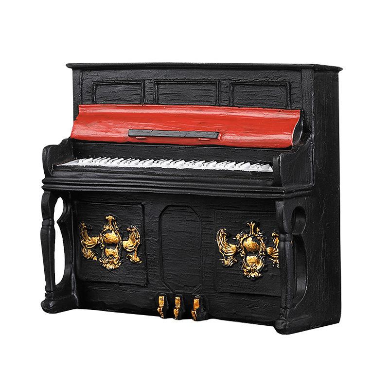 American Piano Ornaments Mini Musical Instrument Model TV Cabinet Room Bedroom Furnishings Music Gift Birthday Gift