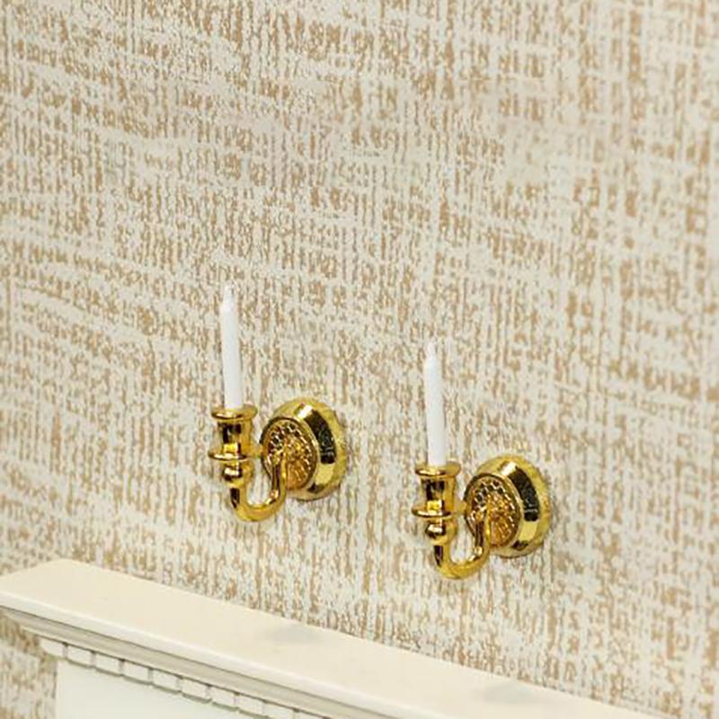 1 пара 1:12 Миниатюрных столов для кукольного домика, свечей, подсвечников, рождественских сцен, домашних украшений, держателей для тортов, декора для кукольного домика