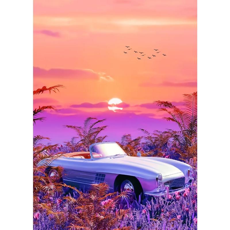 

Abstract Colorful Sports Cars And Scenery Classic Posters Prints Canvas Painting Wall Art Picture Living Room Home Decoration 21cm×30cm NoFrame