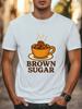 Brown Sugar Coffee Cup T-Shirt Cafe Vibes Tee Coffee Lover Shirt Unisex Tee Unisex T-Shirt