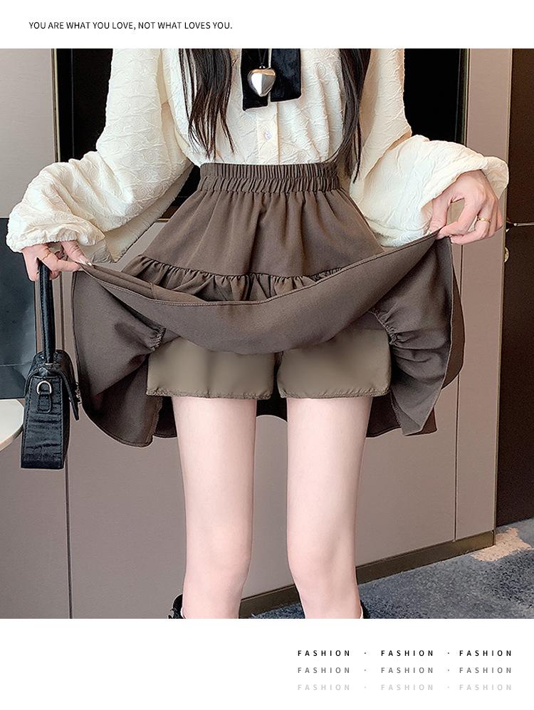 White French A-Line Ruffle Skirt - High Waist, Petite Spring Skirt for Women