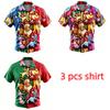 Cartoon Animals Pattern Printing Shirt Hawaiian Beach Vacation Clothing Men's Street Style Shirt Daily Men's and Women's Shirt