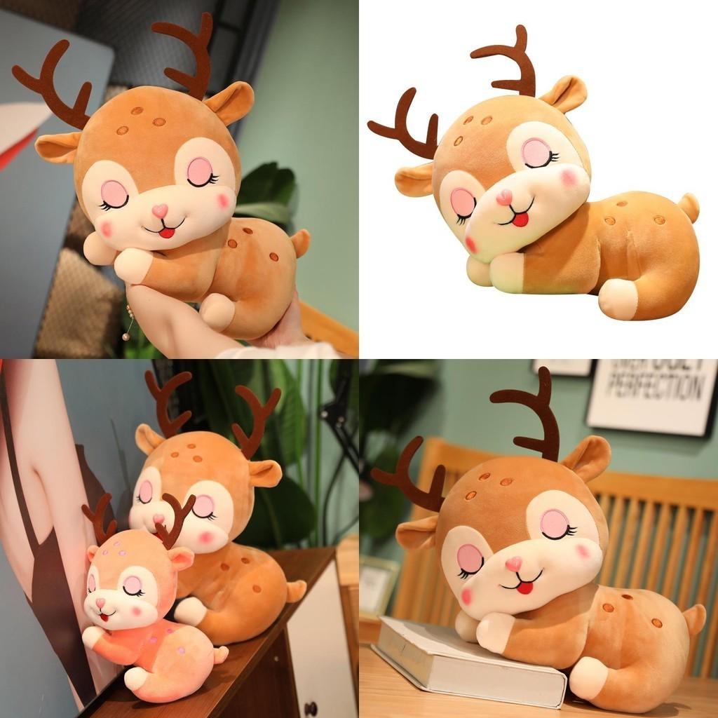 Deer Plush Doll Cute And Huggable Stuffed Animal Water Crystal Super Soft Ideal For Animal Lovers