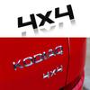 ZDVK6 Auto Styling 3D Metall 4x4 Emblem Abzeichen Aufkleber für Skoda Octavia Fabia Rapid Yeti 4x4 Heckklappe Aufkleber Auto Zubehör