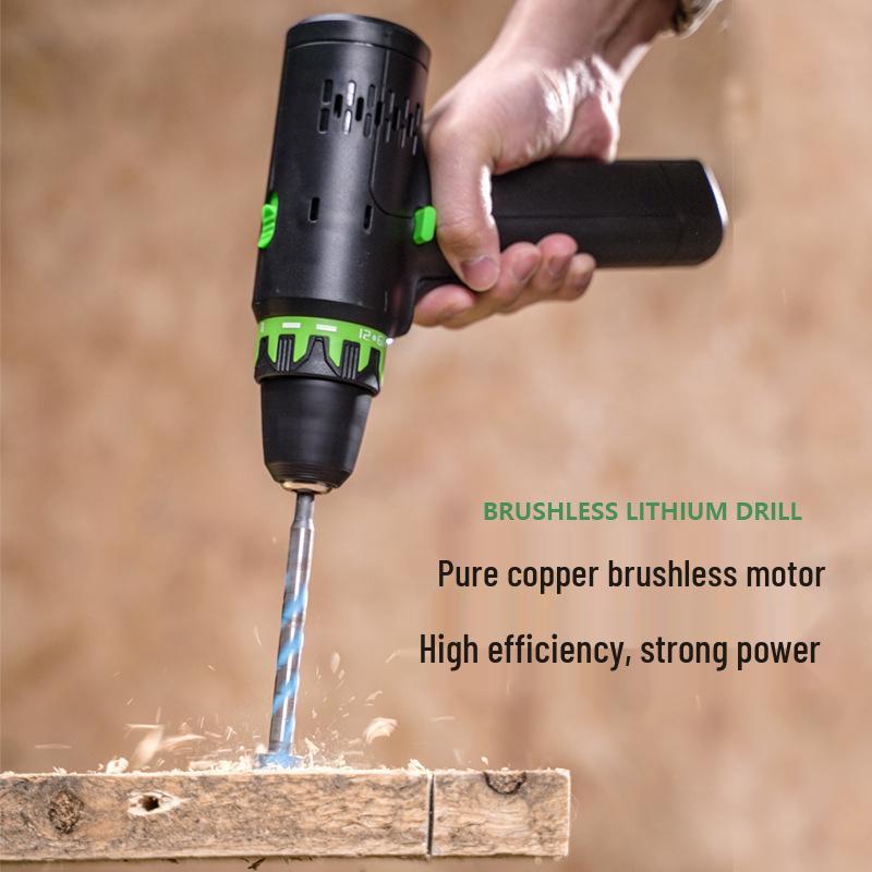 Compact USB-Rechargeable 12V Pocket Drill & Multifunctional Electric Screwdriver