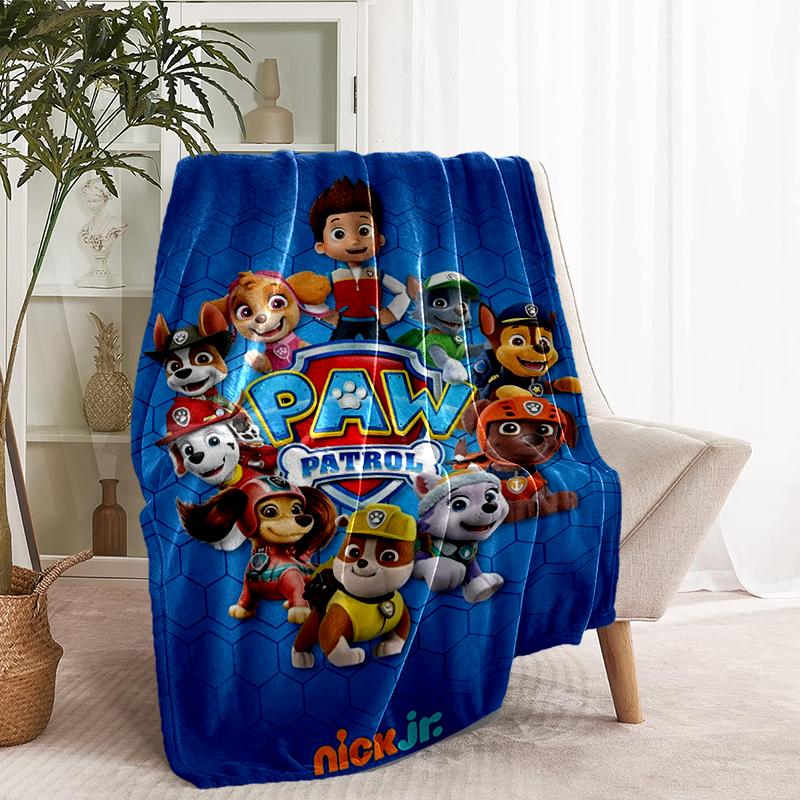 PAW Patrol Print Blanket - Soft & Comfortable, for Bedroom, Travel, Sofa, Home Decoration - Birthday Christmas Gift for Friend