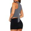 Women's Fashion Bow-Detail Cold-Shoulder High-Neck Sleeveless Top