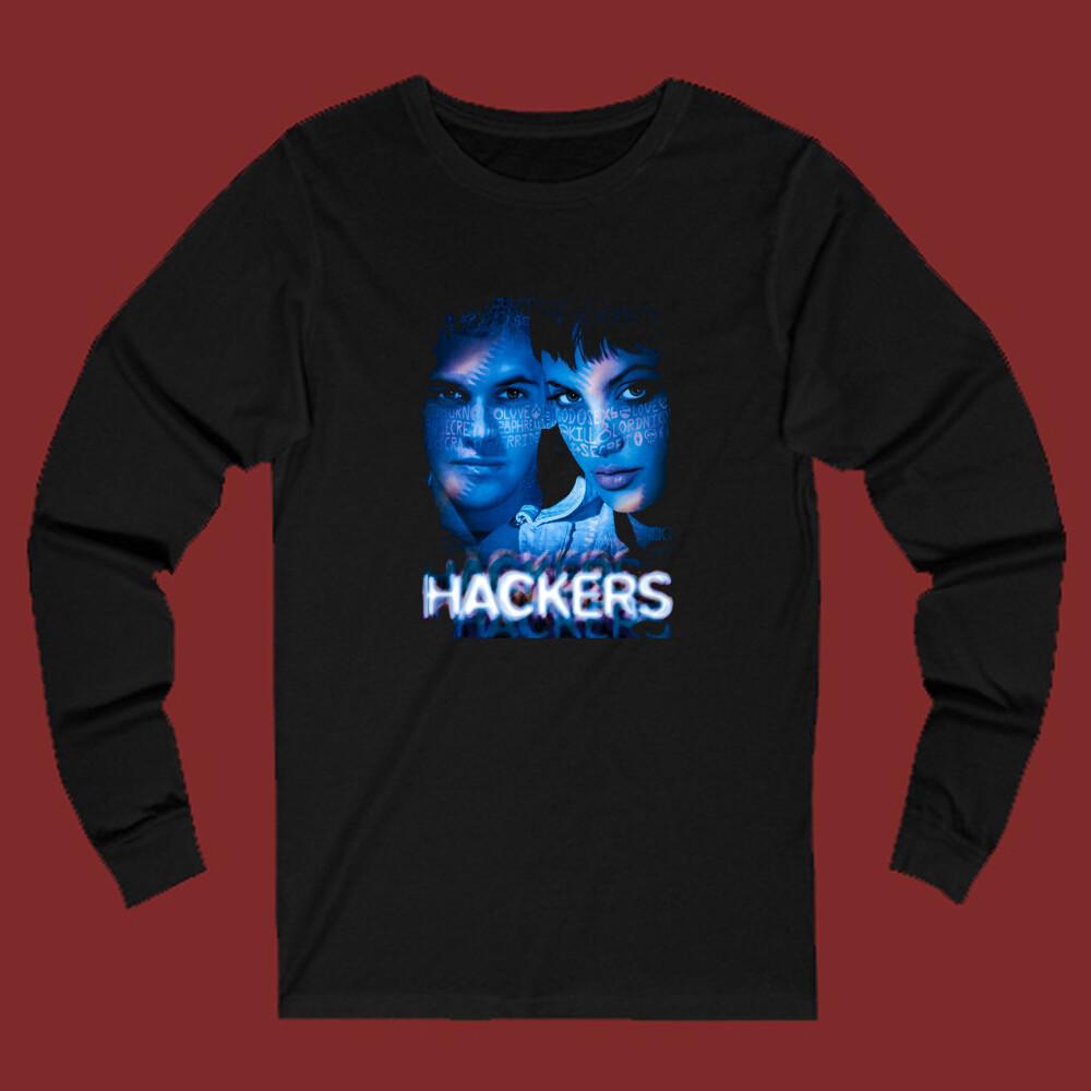 Hackers Retro Movie Poster Black Size S-2XL XL