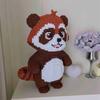 Kawaii 3D DIY Raccoon Rabbit Building Blocks Toy Brown Music Bear Band Party Figure Model Funny Animal Assembly Birthday Gift