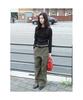 Diaepeocheo [Reorder]Carpenter Loose Pants Khaki (Ta6121A01H)