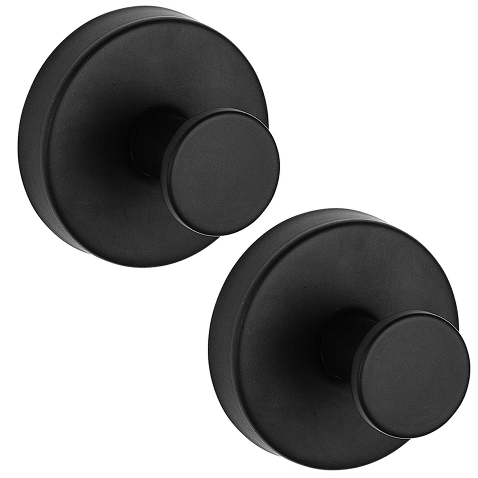 

Крючки на присосках для душа, водонепроницаемый держатель для банного халата для плитки, стеклянной двери, зеркала чёрный