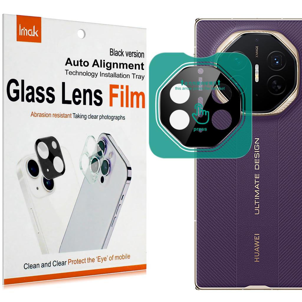 For Huawei Mate XTs Glass IMAK High Definition Glass Lens Film Black Version