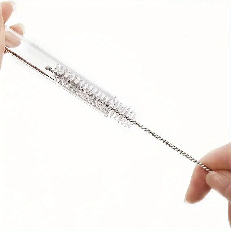 Straw Brush, Nipple Cleaning Brush, Stainless Steel Small Gap Brush, Bottle Brush, Keyboard Brush, Small Brush, Water Cup Tube