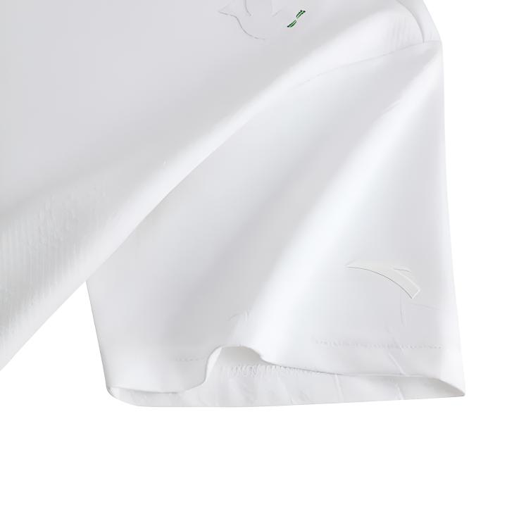 ANTA T Shirts Men's White Crew Neck Thin Straight Fit 152628110-1