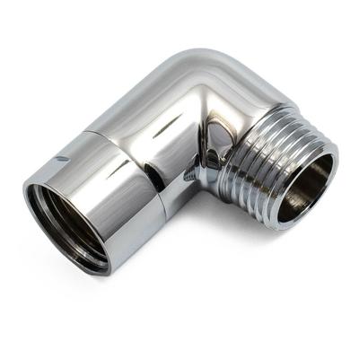 Adaptateur de coude de douche à changement d'angle G1/2 90° 135° Extension de bras de douche Coude universel pour pommeau de douche supérieur